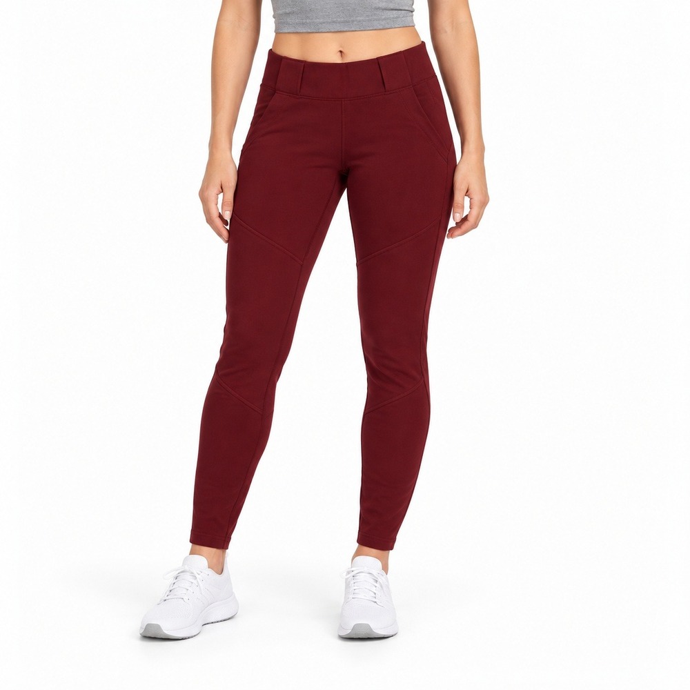 5.11 Tactical Raven Range Tight Women Small Burgundy Reinforced Leggings 64409